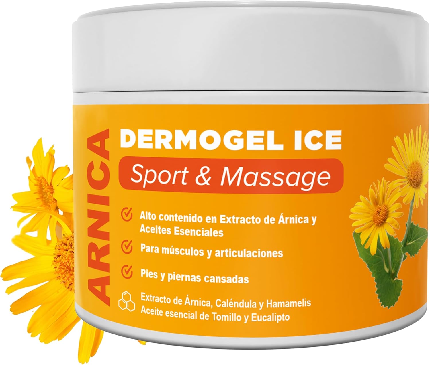 Gel de Árnica Montana para masajes musculares